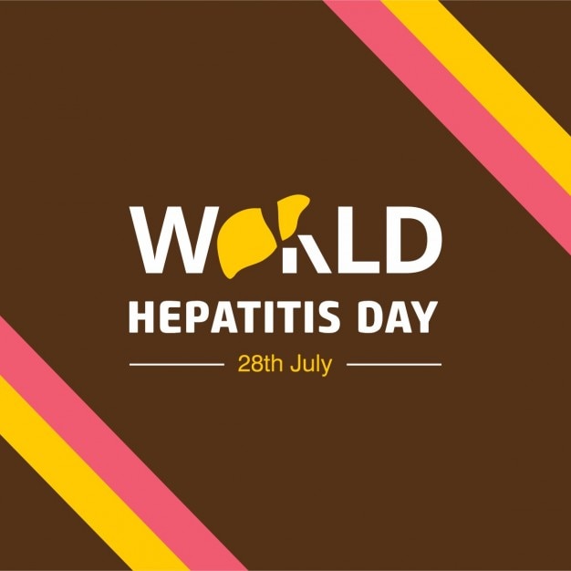 Vector gratuito día mundial de la hepatitis