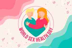 Vector gratuito dia mundial de la salud sexual