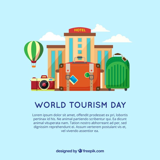 Día mundial del turismo, maletas
