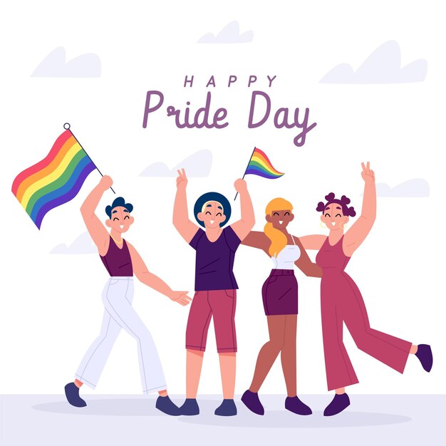 Día del orgullo, gente
