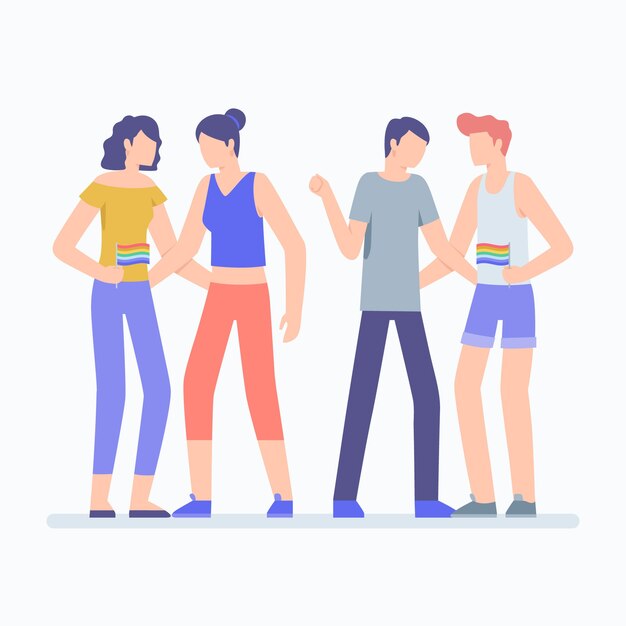 Día del orgullo, parejas