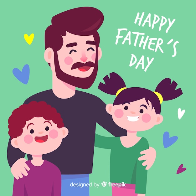 Vector gratuito día del padre