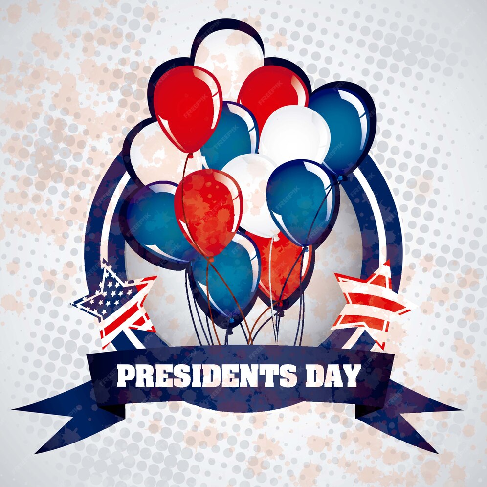 Dia del presidente en estados unidos Vector Premium