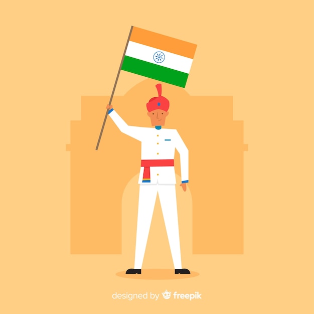 Vector gratuito día de la república de la india