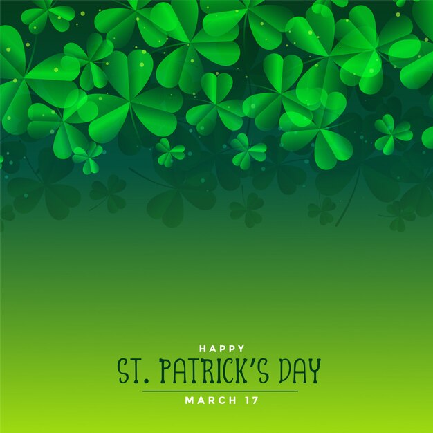 Día de San Patricio verde deja el fondo