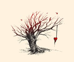 Vector gratuito día de san valentín precio por amor ilustración vectorial