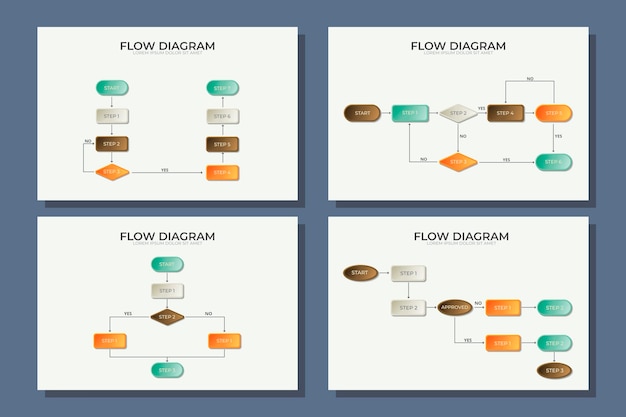 Diagrama de plantilla de infografía