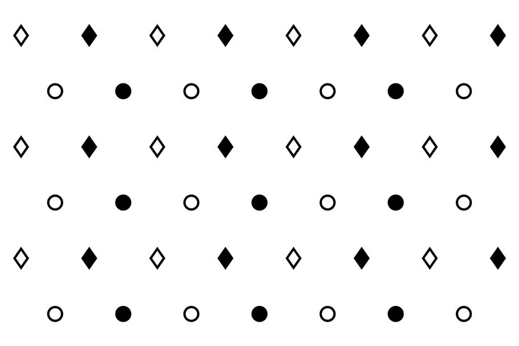 Vector gratuito diamantes y círculos de fondo