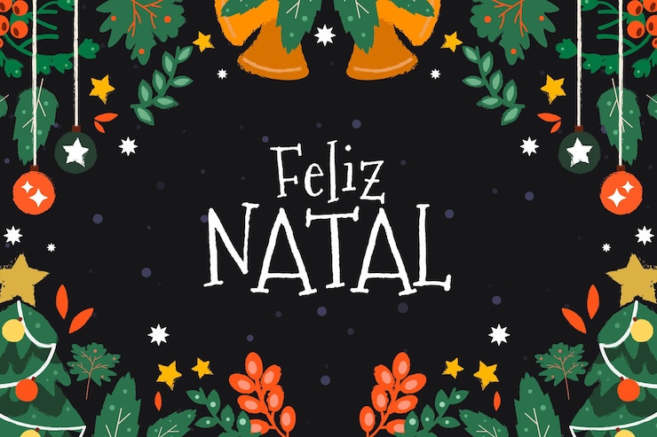 Vector gratuito dibujado a mano feliz natal