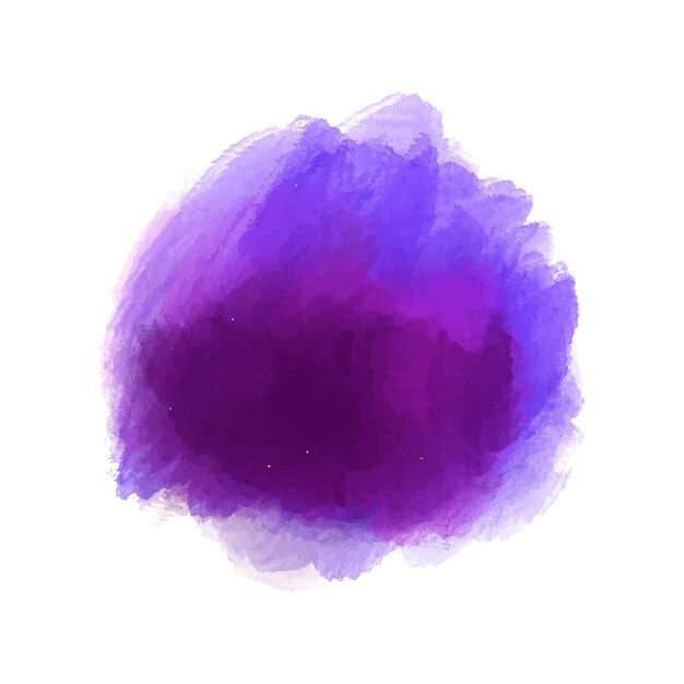 Dibujado a mano con fondo de acuarela púrpura