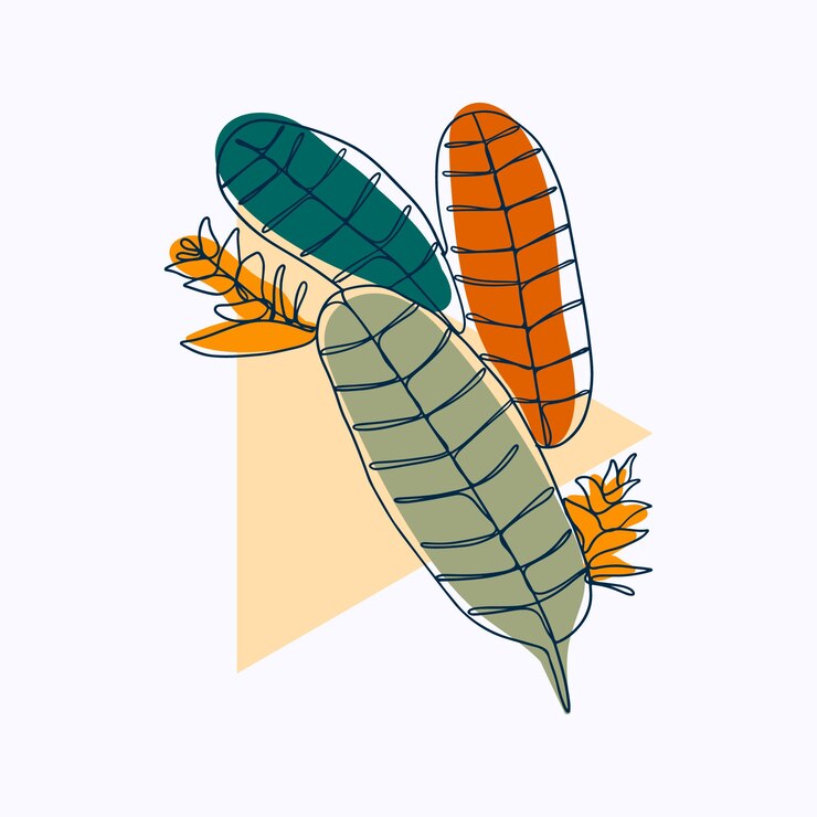 Vector gratuito dibujado a mano ilustración de arte de una línea