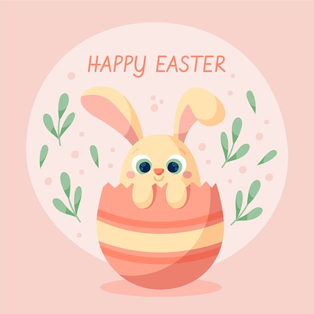 Vector gratuito dibujado a mano ilustración de celebración de pascua