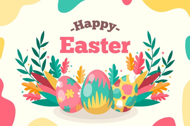 Dibujado a mano ilustración de celebración de pascua
