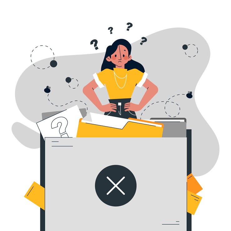 Vector gratuito dibujado a mano sin ilustración de datos