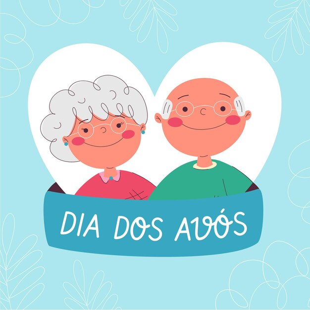 Dibujado a mano ilustración de dia dos avos