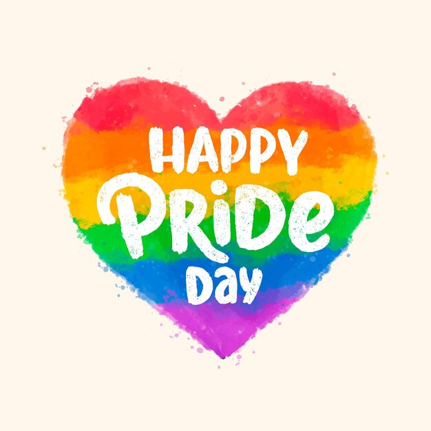 Dibujado a mano ilustración del día del orgullo