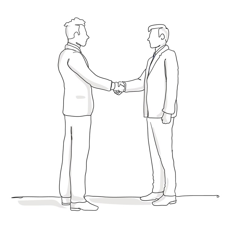 Vector gratuito dibujado a mano ilustración de dibujo de empresario