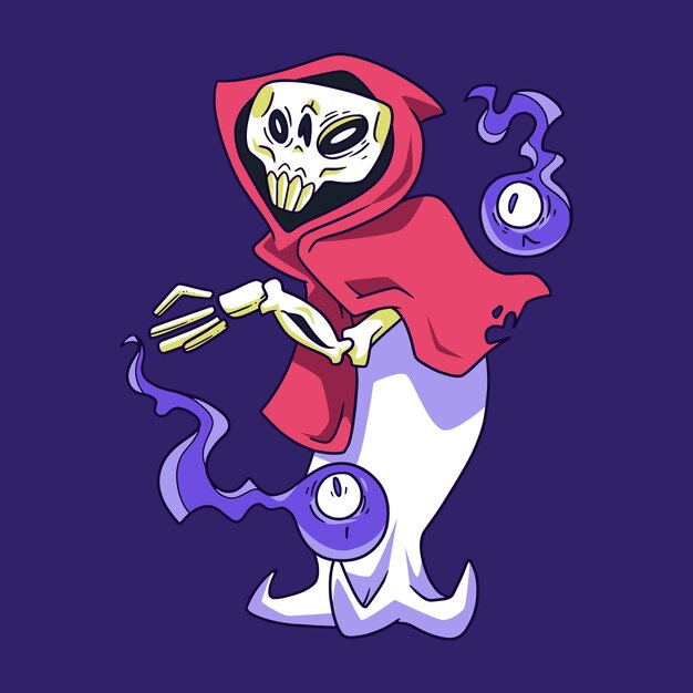 Dibujado a mano ilustración de halloween