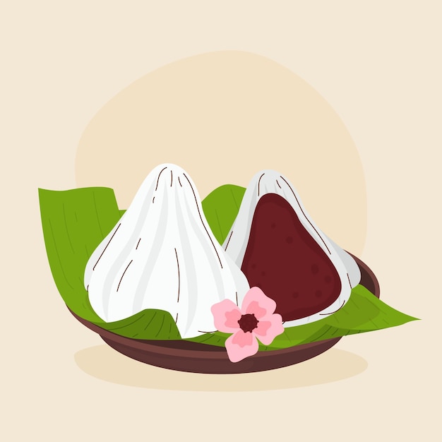 Vector gratuito dibujado a mano ilustración de modak