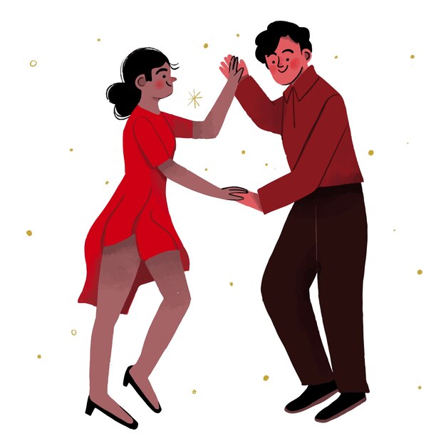 Dibujado a mano ilustración de salsa de diseño plano