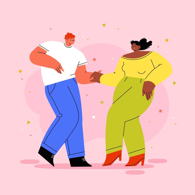 Dibujado a mano ilustración de salsa plana