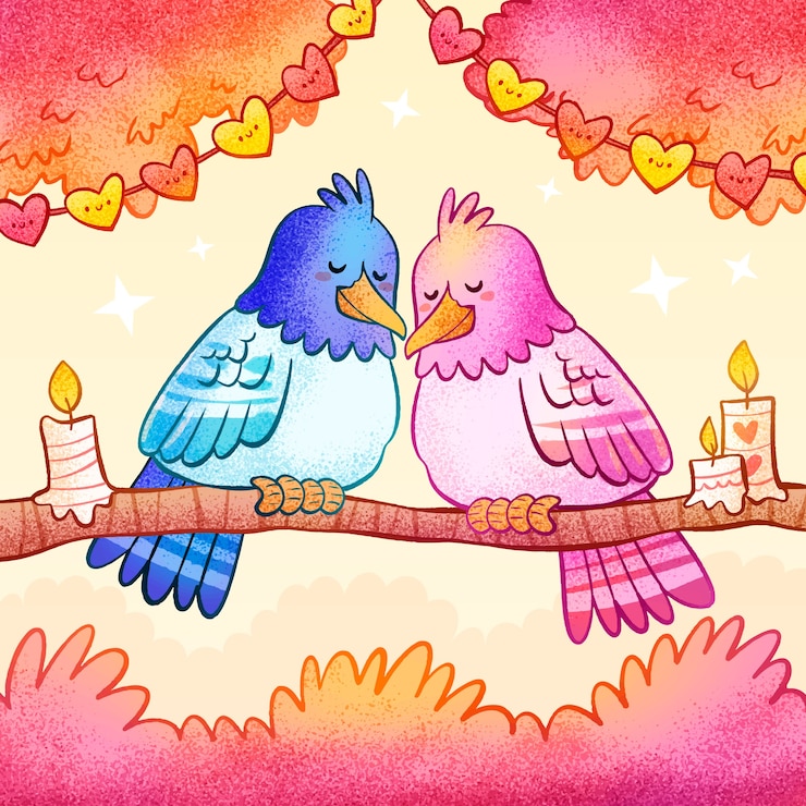 Vector gratuito dibujado a mano ilustración de san valentín