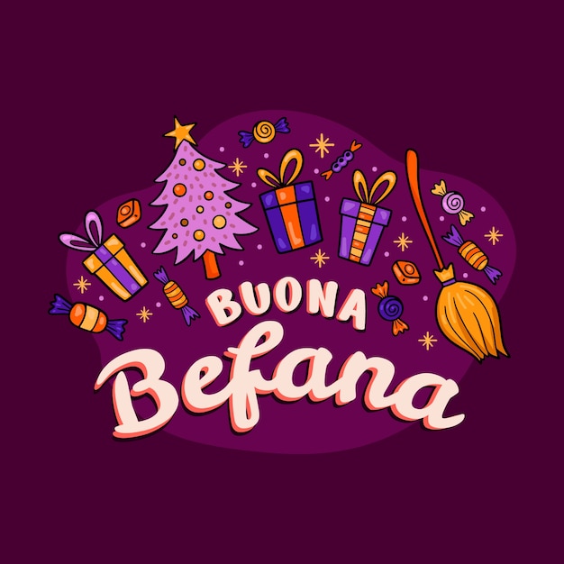 Dibujado a mano con una ilustración de texto
