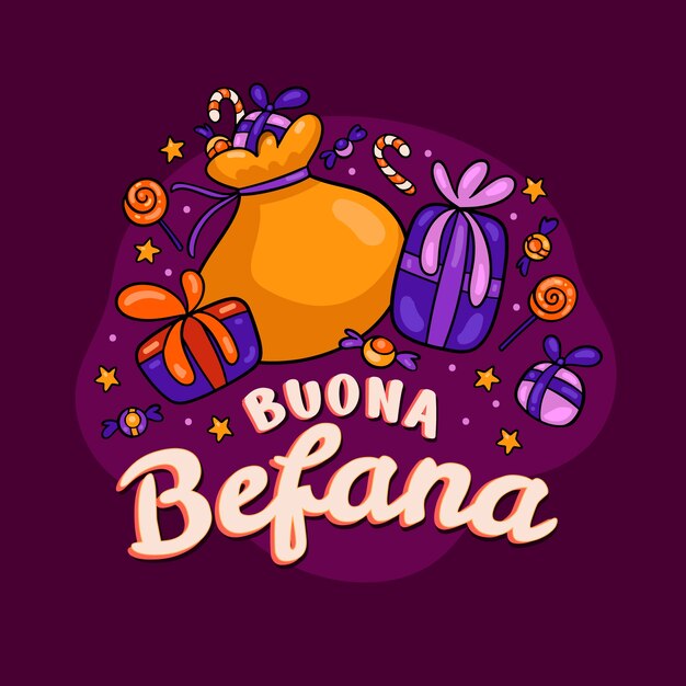 Dibujado a mano con una ilustración de texto