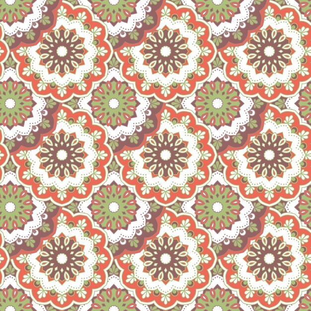 Dibujado a mano transparente mandala patrón elementos decorativos vintage