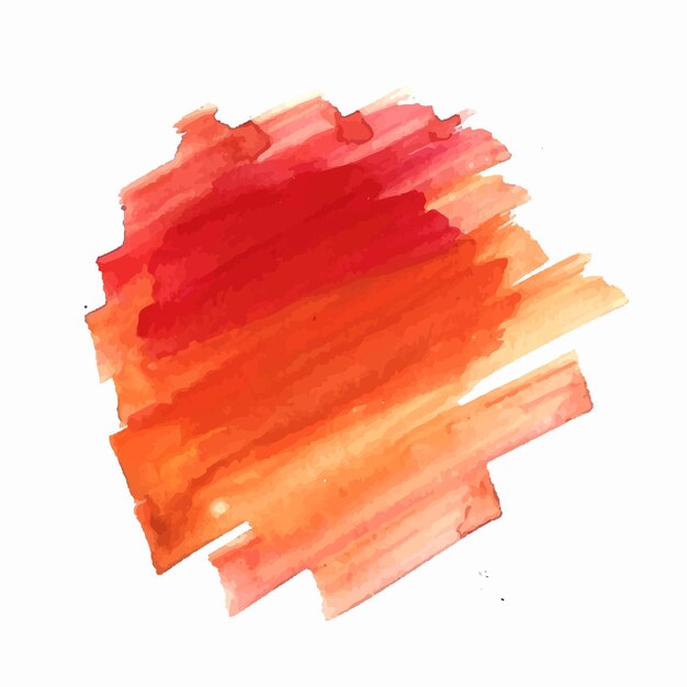 Dibujar a mano colorido diseño de trazo de acuarela
