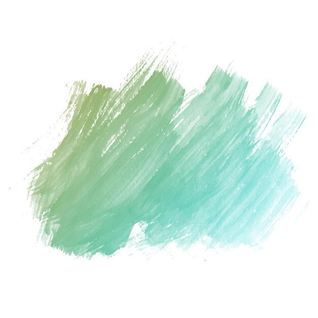 Dibujar a mano diseño de acuarela de trazo de pincel colorido