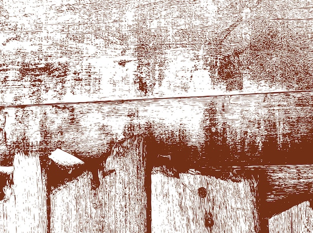 un dibujo en blanco y negro de una valla oxidada con una valla metálica oxidada en el fondo