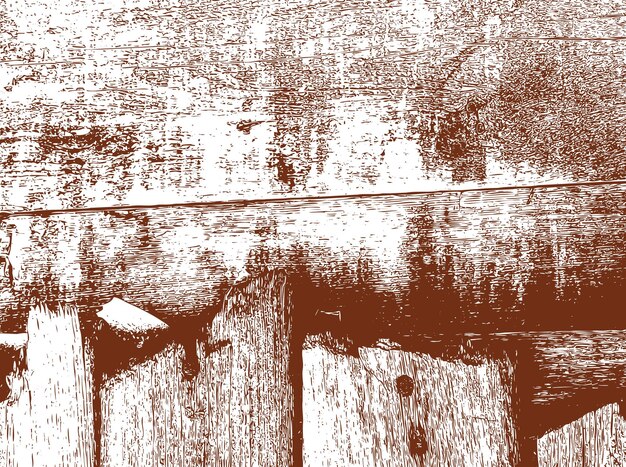 un dibujo en blanco y negro de una valla oxidada con una valla metálica oxidada en el fondo