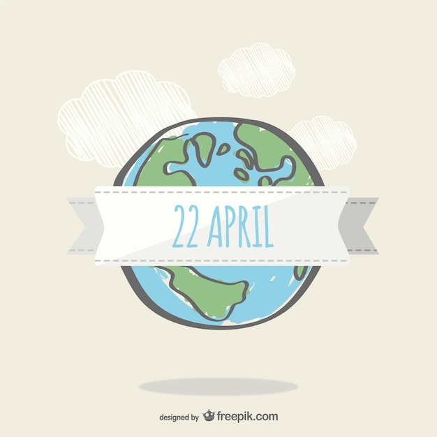 Dibujo a color día de la tierra | Vector Gratis Dibujo a color día de la tierra | Vector Gratis