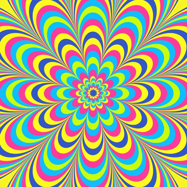 Dibujo de fondo maravilloso psicodélico