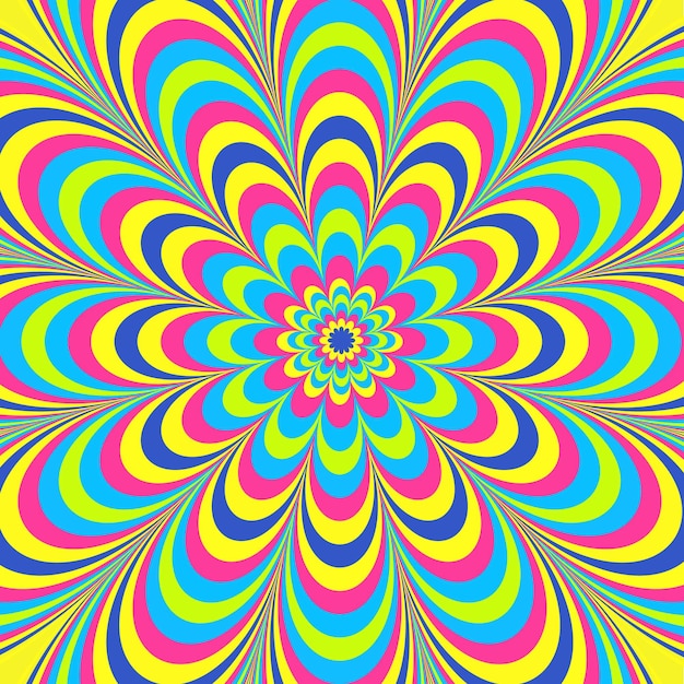 Dibujo de fondo maravilloso psicodélico