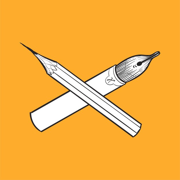 Dibujo a mano ilustración del concepto de estilo hipster