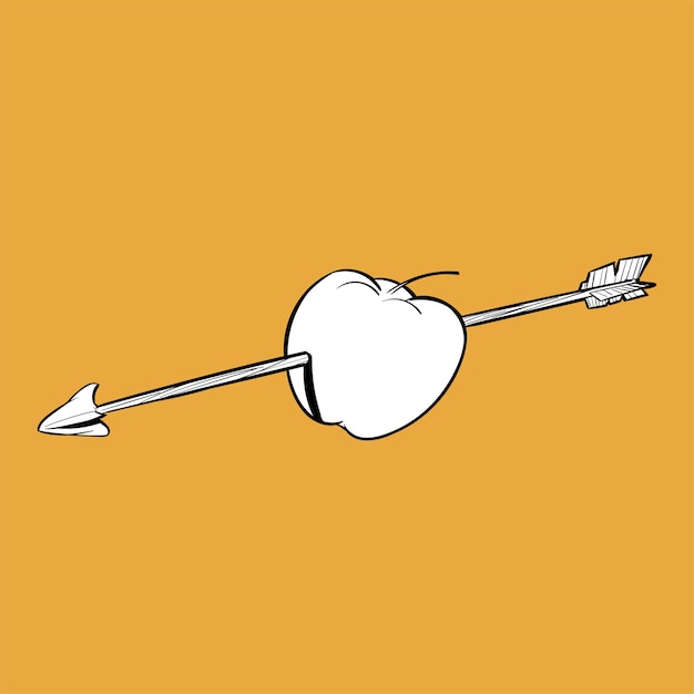 Dibujo a mano ilustración de objetivos objetivo concepto