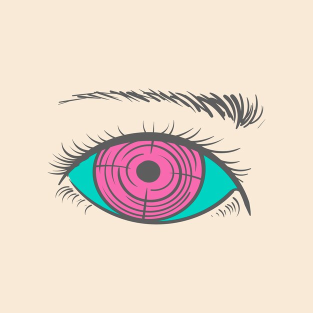 Dibujo a mano ilustración de objetivos objetivo concepto