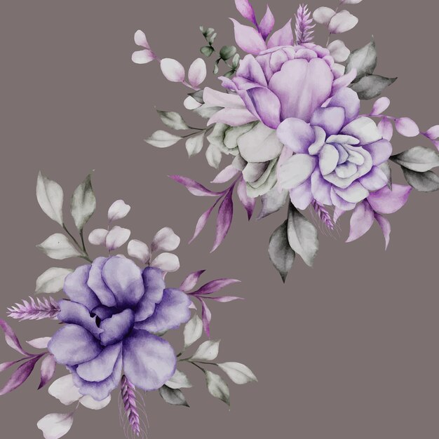 dibujo a mano de un ramo de flores