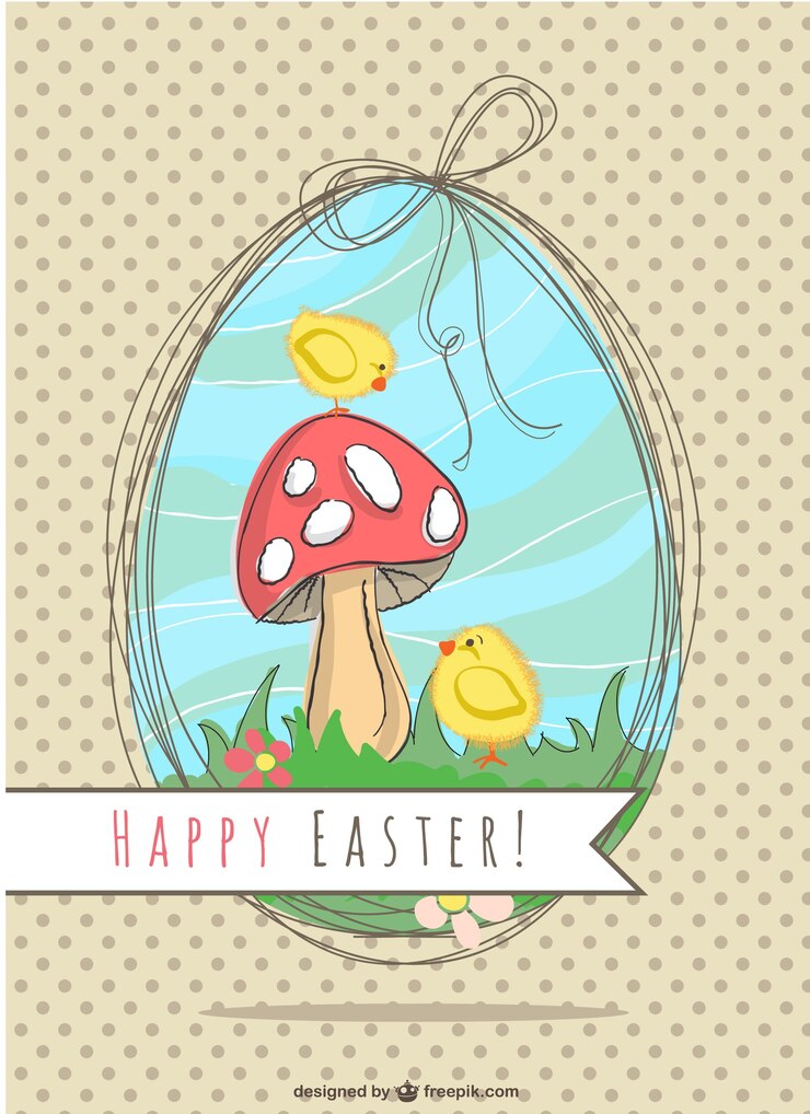 Vector gratuito dibujo para pascua