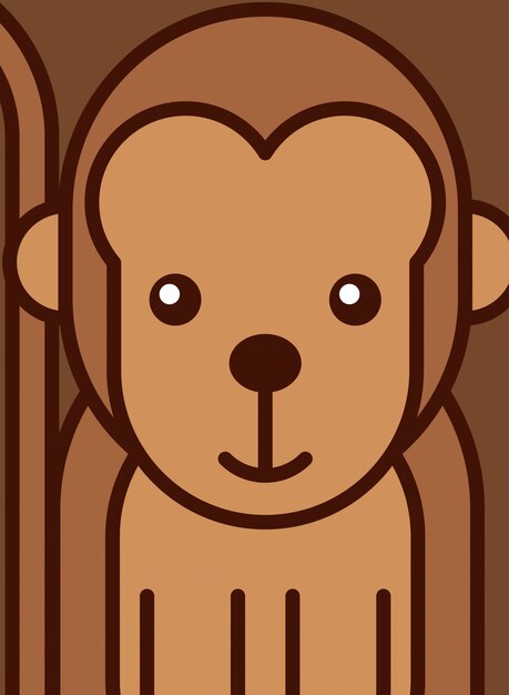 Dibujos animados de animales de safari