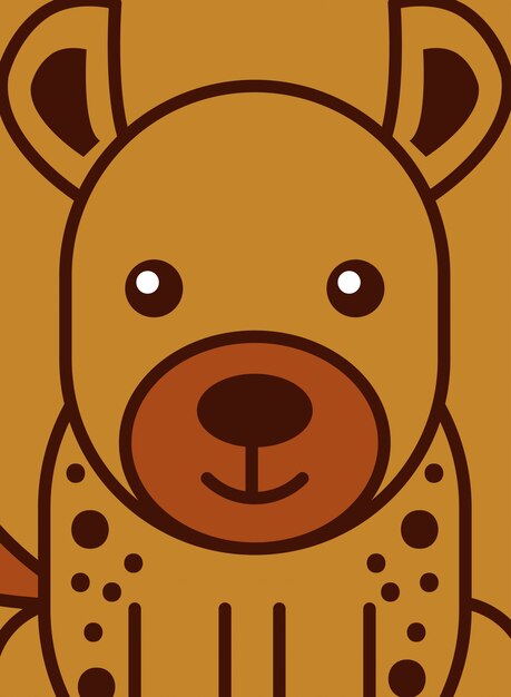 Dibujos animados de animales de Safari