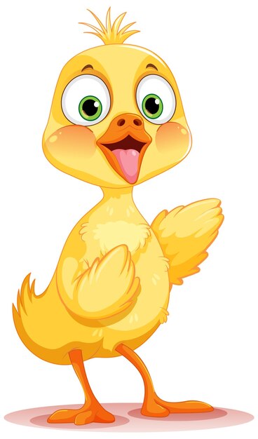 Dibujos animados de pollo bebé aislado