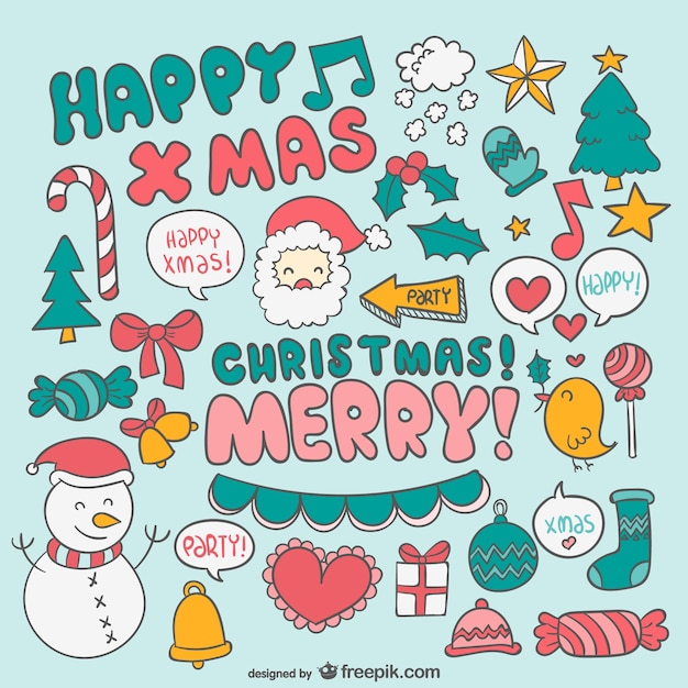 Dibujos de Navidad a color