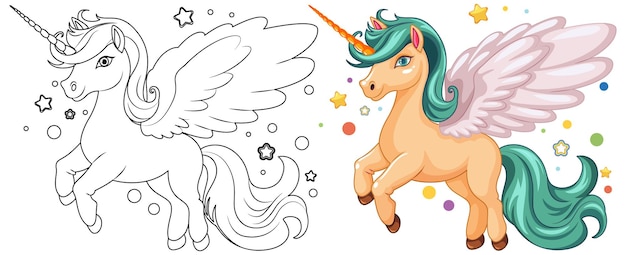 dibujos de unicornios para colorear