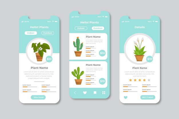Diferentes conceptos de interfaz de aplicaciones