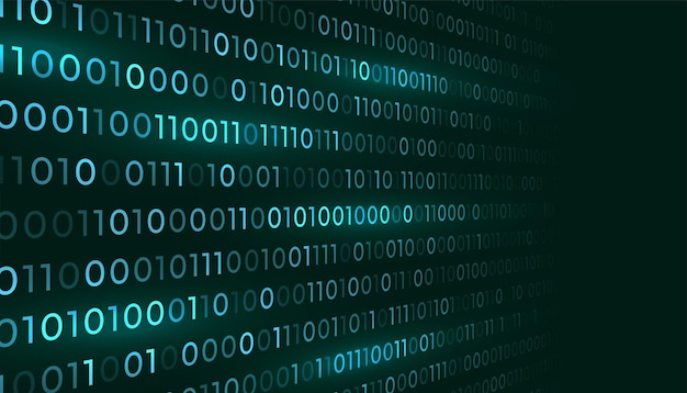 digital binary code programming concept background design