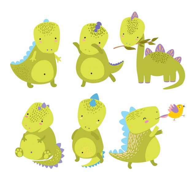 dinosaurios lindos