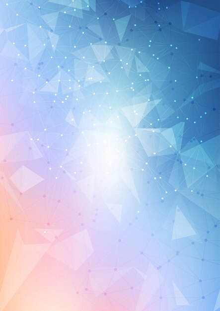 Diseño abstracto de fondo de malla baja poli